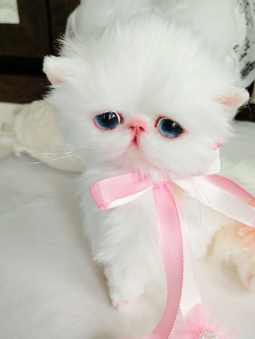 短足ころりんボディ♡うるるんオメメの子猫ちゃん♡アートドール♡ぬいぐるみ♡