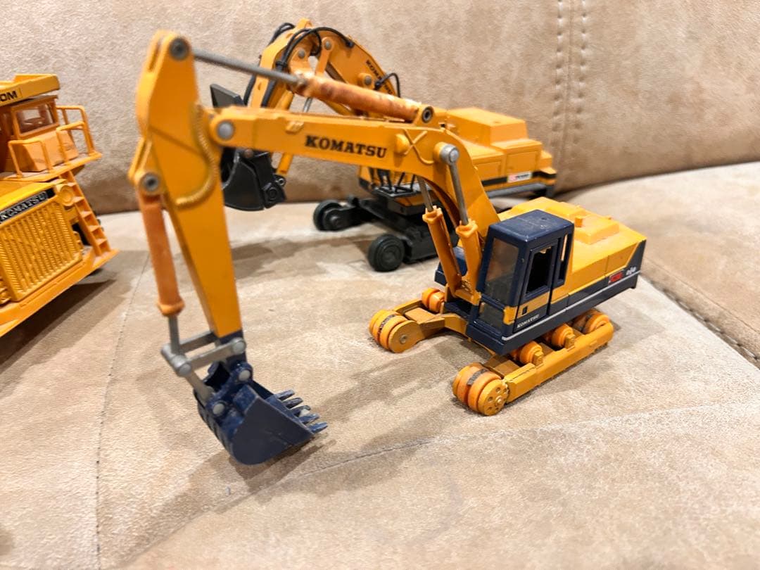 コマツ 重機 ダイキャスト セット 現状品 ユンボ KOMATSU ミニカー