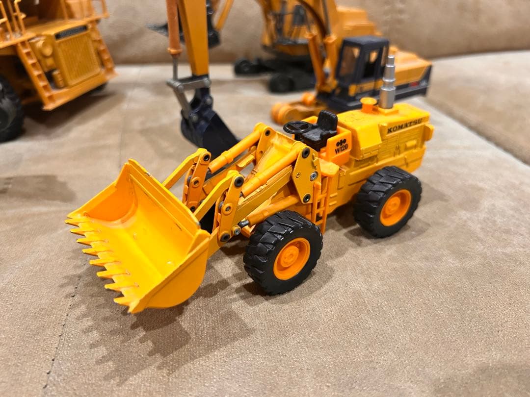 コマツ 重機 ダイキャスト セット 現状品 ユンボ KOMATSU ミニカー