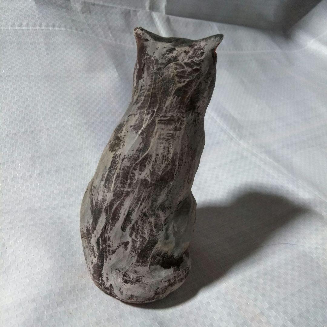 にしおゆき 猫 置物