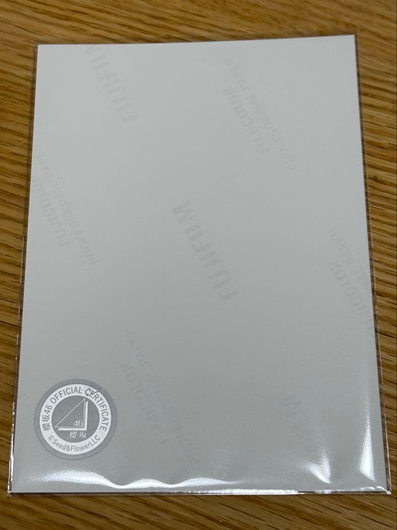 櫻坂46 山下瞳月 2025年 サンタ衣装 直筆 サイン 生写真 ヒキ