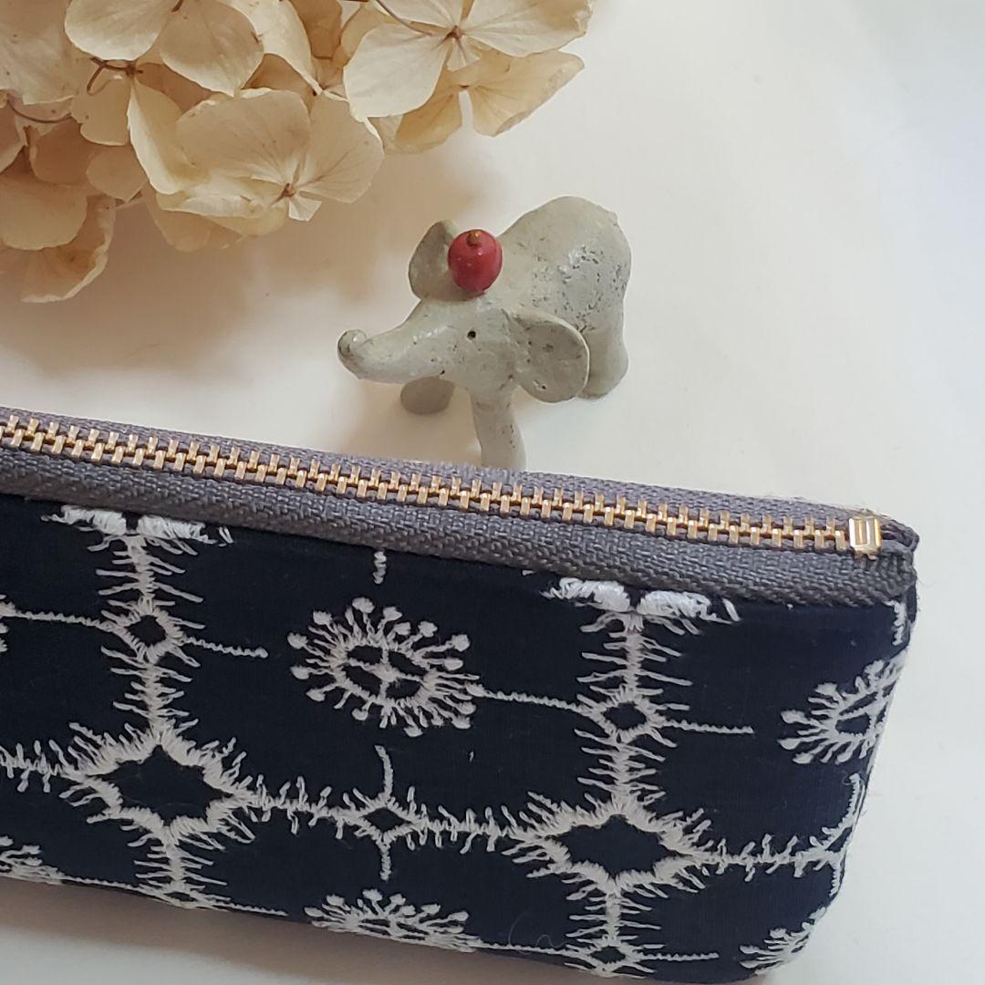 ミナペルホネン　ペンケース　smile flower