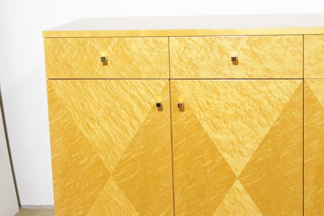 IDC大塚家具最高級「スプレンダー」シリーズ★バーズアイメープル　サイドボード