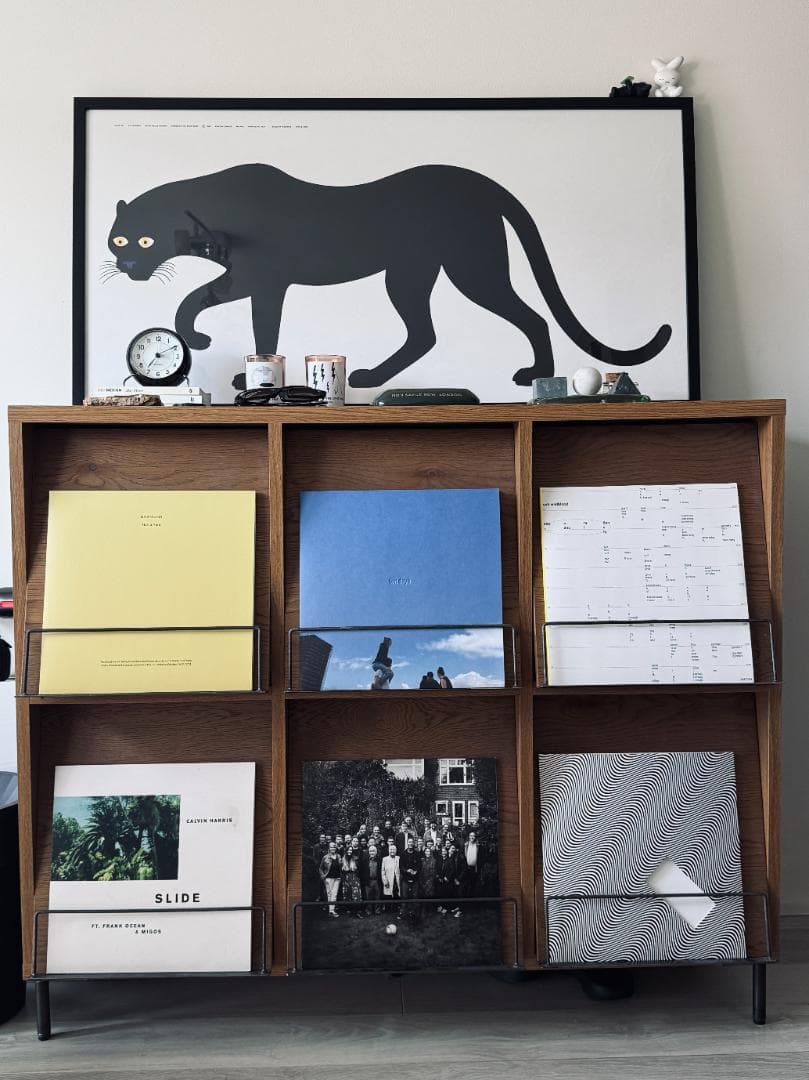 カデル レコードラック 3x2