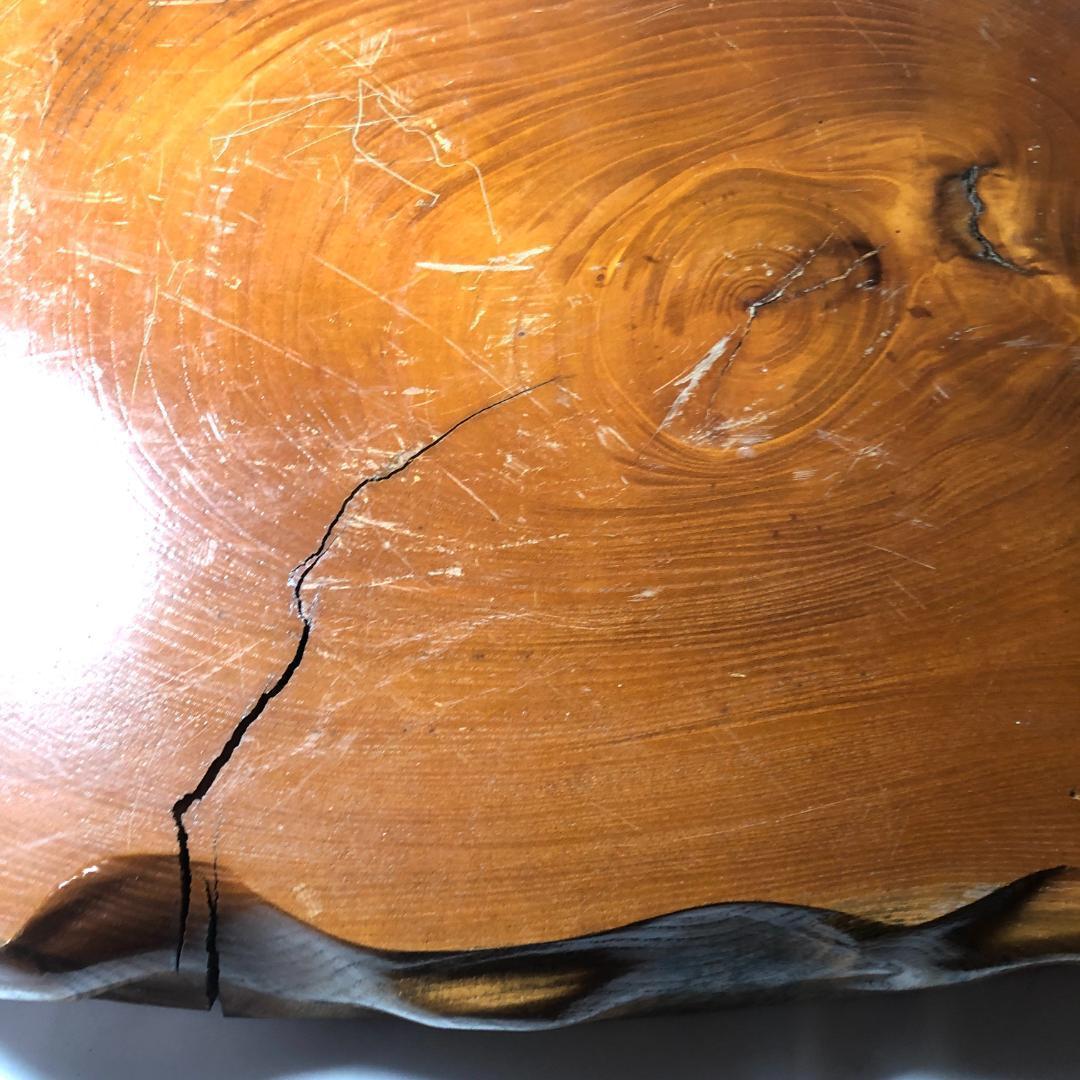 盆栽台、華台　花台　盆栽卓　飾り台　天然木 　53㎝、7.1kg