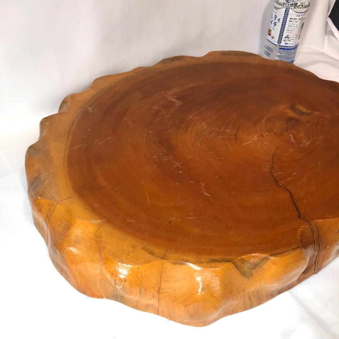 盆栽台、華台　花台　盆栽卓　飾り台　天然木 　53㎝、7.1kg