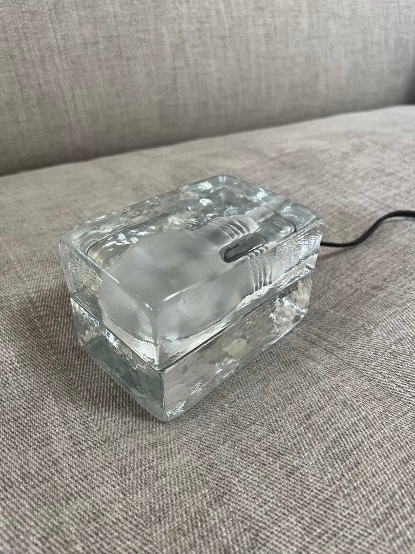 DESIGN HOUSE ガラスランプ ブロック型