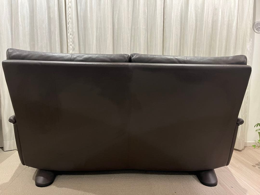 Karimoku カリモク チターノ クラウド 本革 2.5人掛けソファ