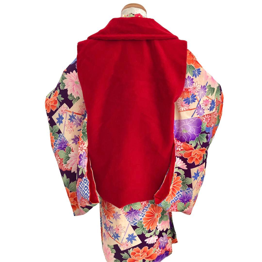 アンティーク3歳 女の子 子供着物 七五三 アンティーク着物 NO63