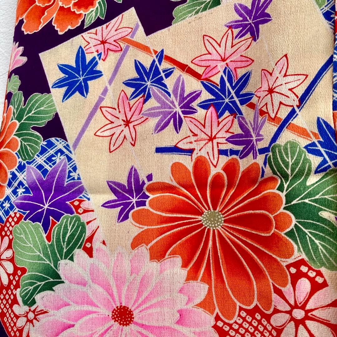 アンティーク3歳 女の子 子供着物 七五三 アンティーク着物 NO63