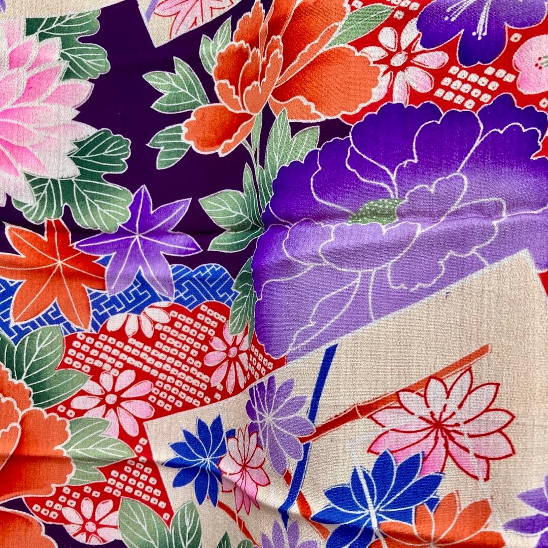 アンティーク3歳 女の子 子供着物 七五三 アンティーク着物 NO63