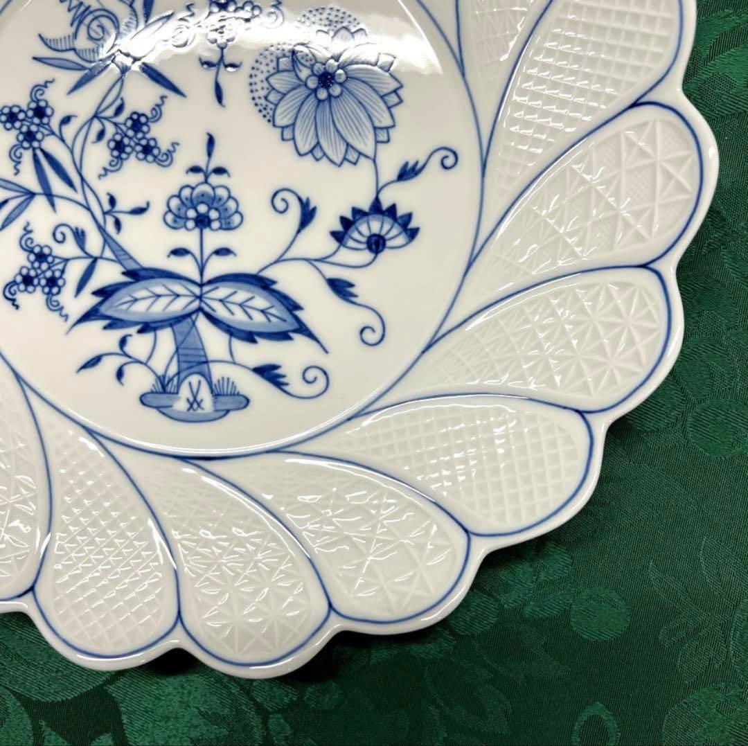 ★マイセン★ブルーオニオン★ディッシュラウンド29 ㎝★新品未使用★一級品★