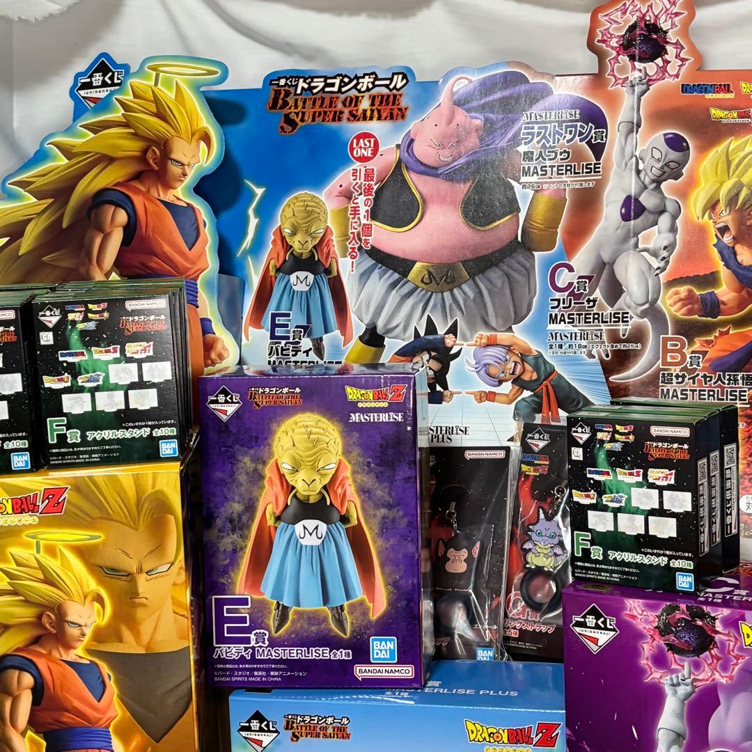 一番くじドラゴンボール フィギュア4体＆販促物付 下位賞52点 大量セット 悟空