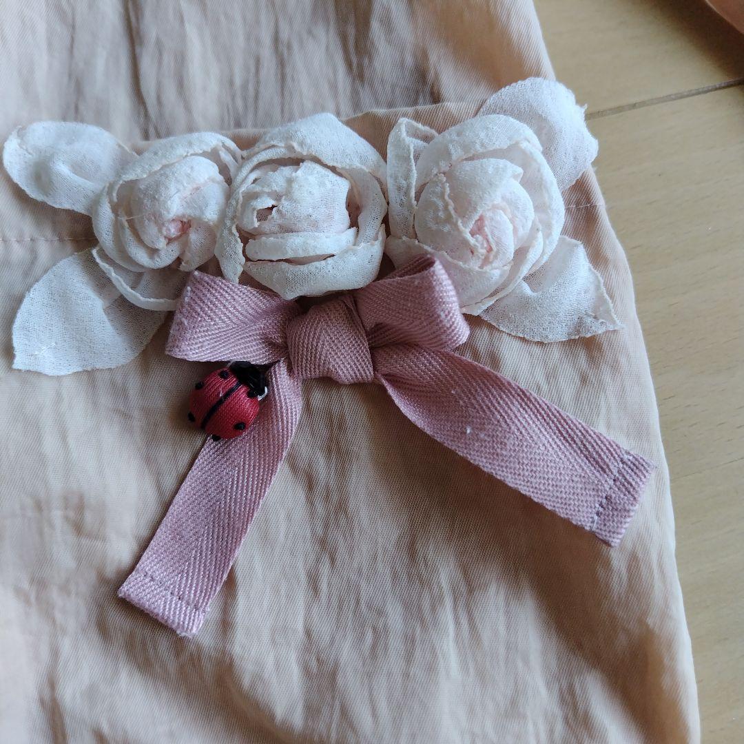 ポテチーノ　 花飾り付きエプロン