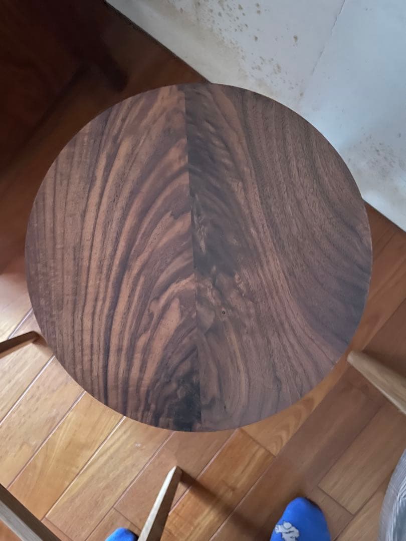 ウォールナット ハイスツール　サイドテーブル