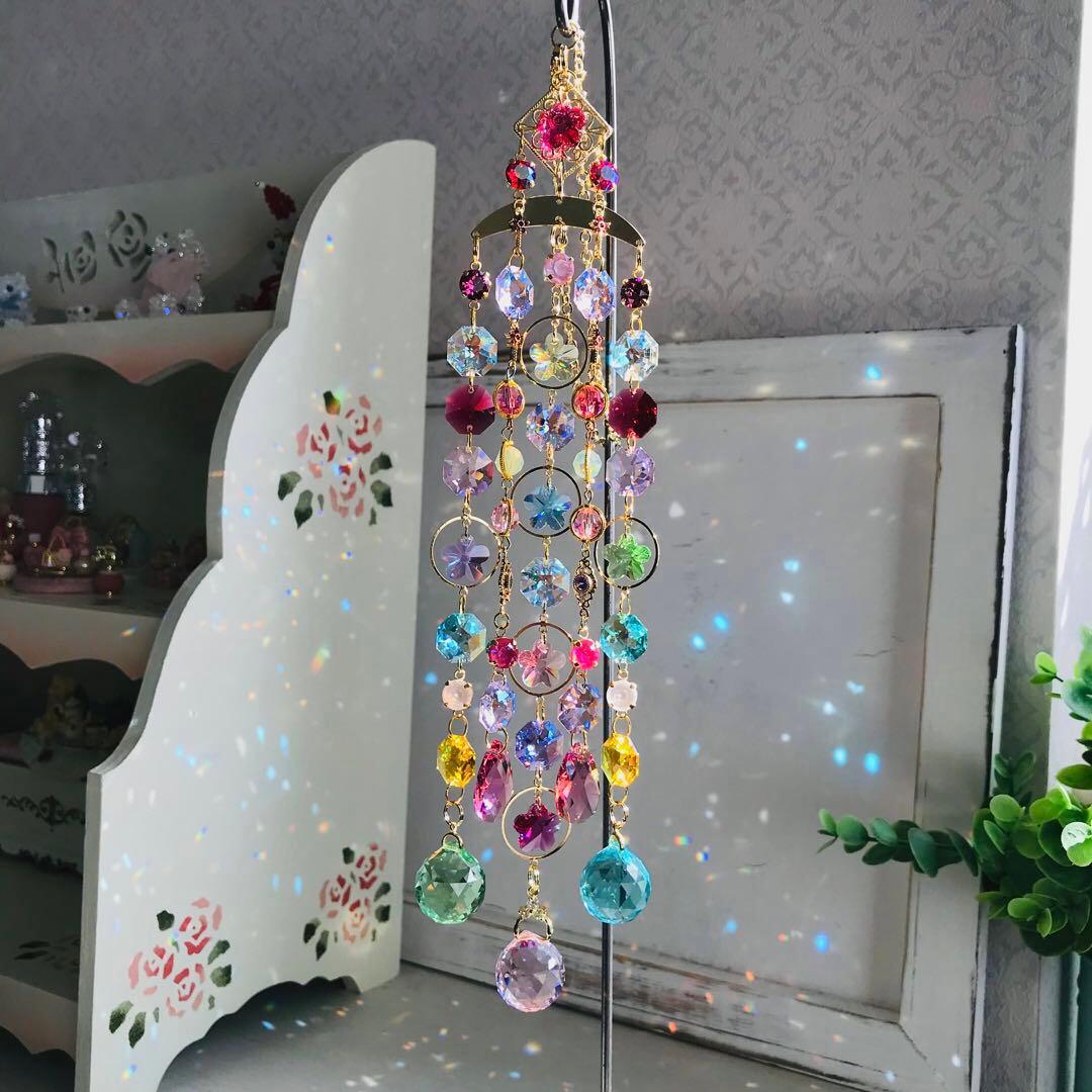 ひな祭り✩.*˚ SWAROVSKIサンキャッチャー