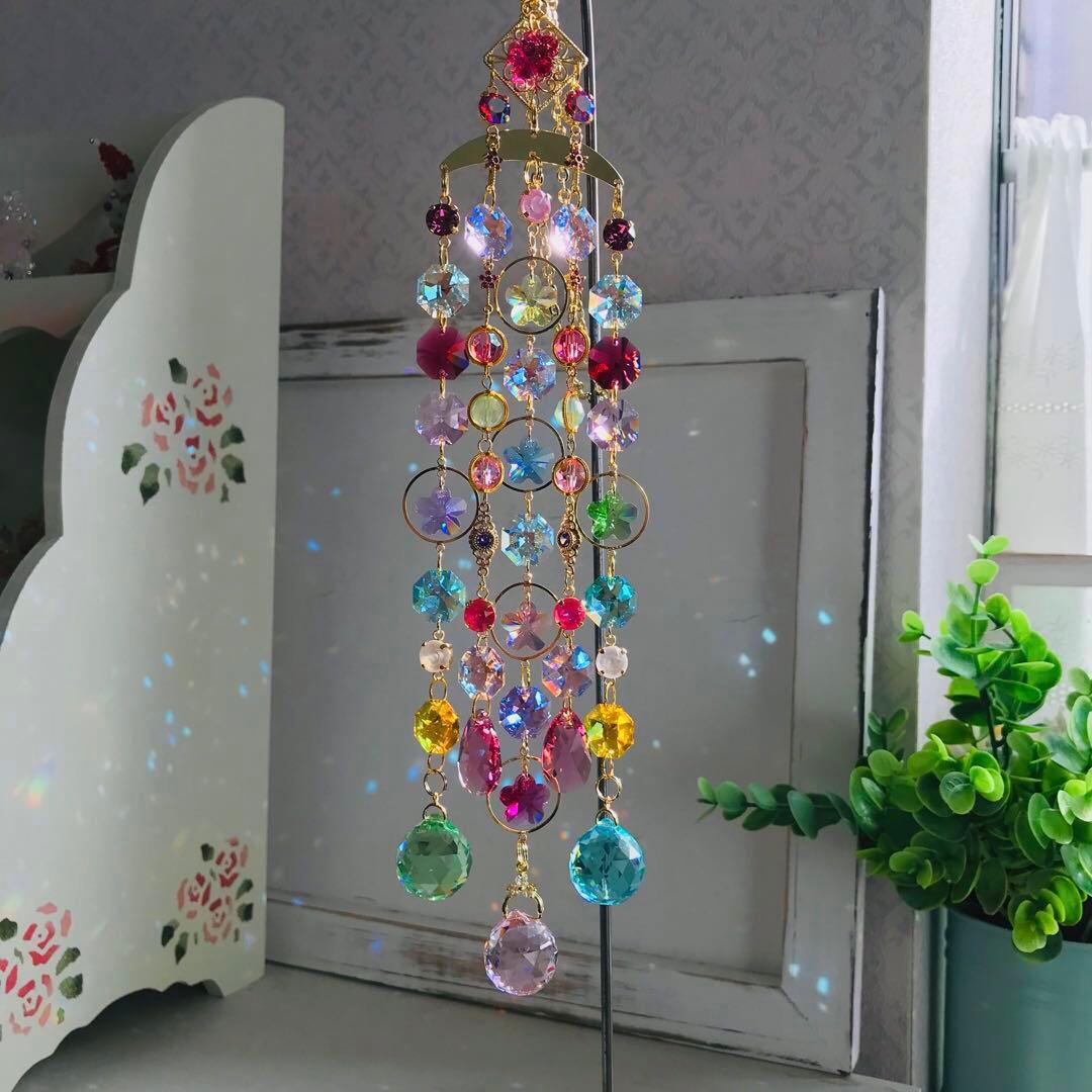 ひな祭り✩.*˚ SWAROVSKIサンキャッチャー