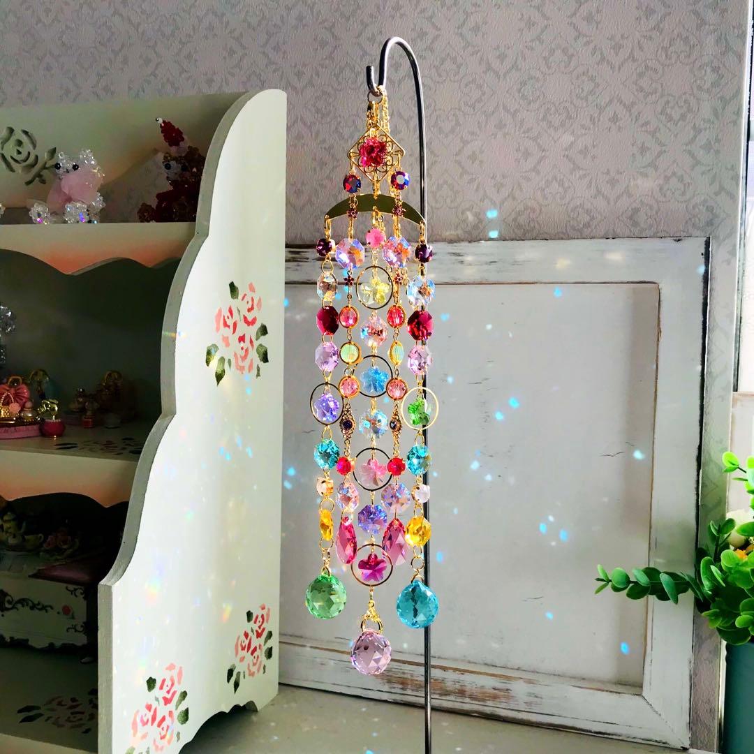 ひな祭り✩.*˚ SWAROVSKIサンキャッチャー