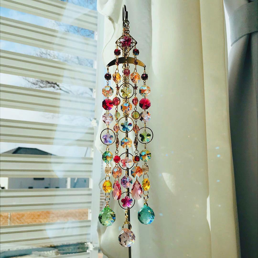 ひな祭り✩.*˚ SWAROVSKIサンキャッチャー