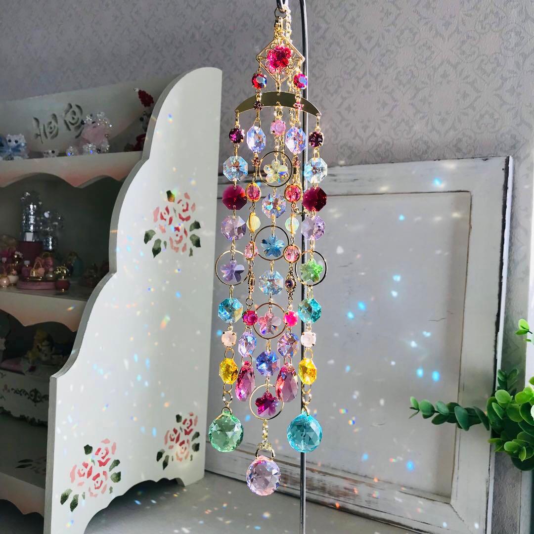 ひな祭り✩.*˚ SWAROVSKIサンキャッチャー