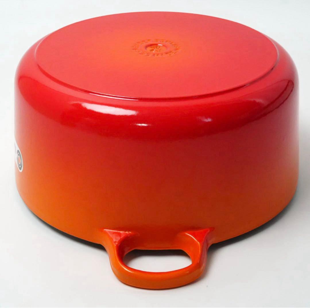 【新品】LE CREUSET　ココット ロンド オレンジ　24cm