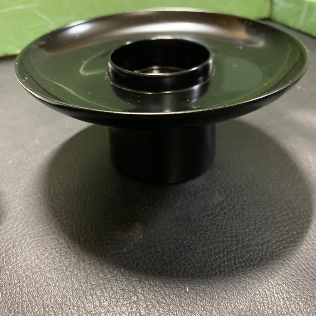 未使用　黒刷毛目松葉　懐石揃10客(懐石膳/椀/盃/杓子/盆/他)