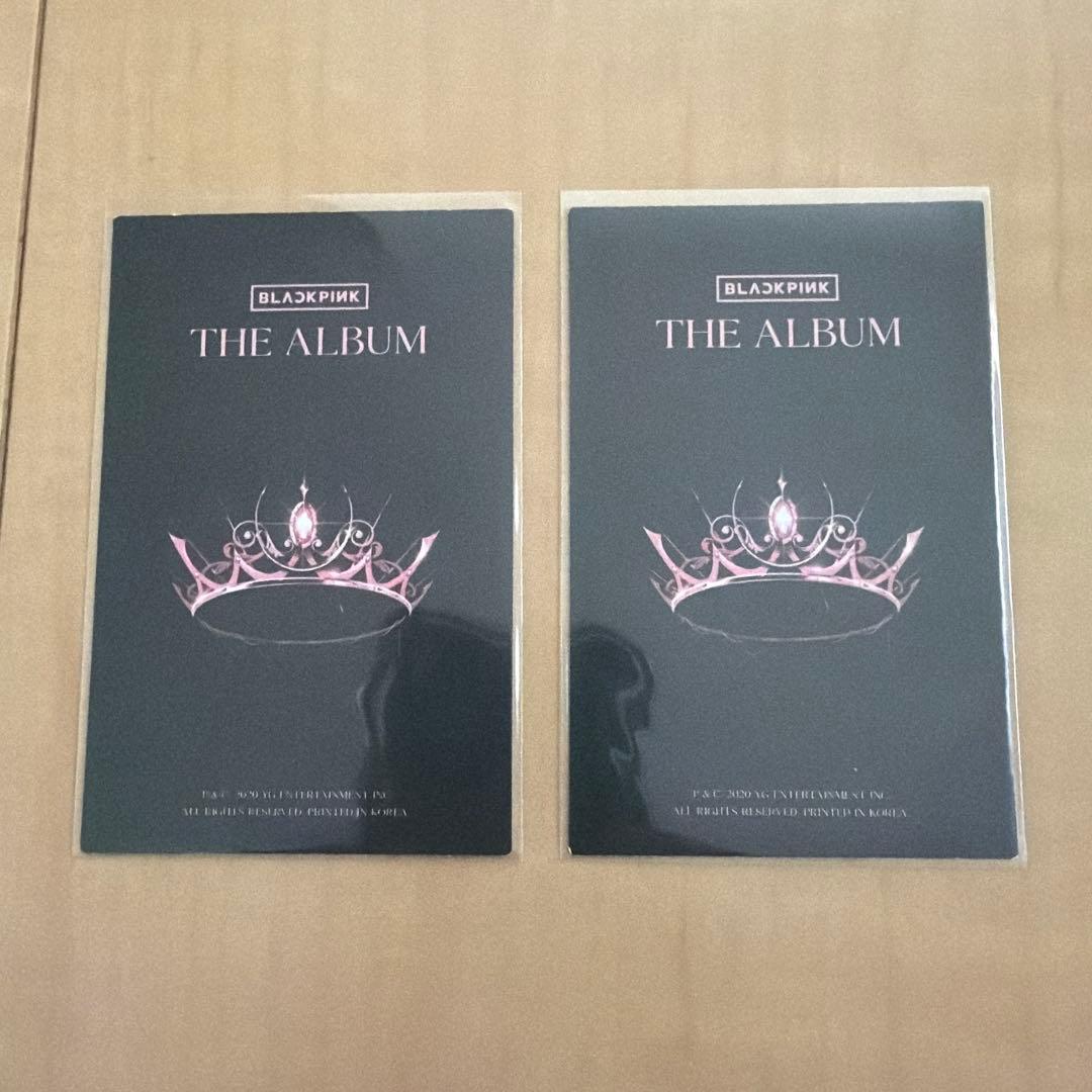 BLACKPINK THE ALBUM jennie ジェニ トレカ 2枚 - メルカリ