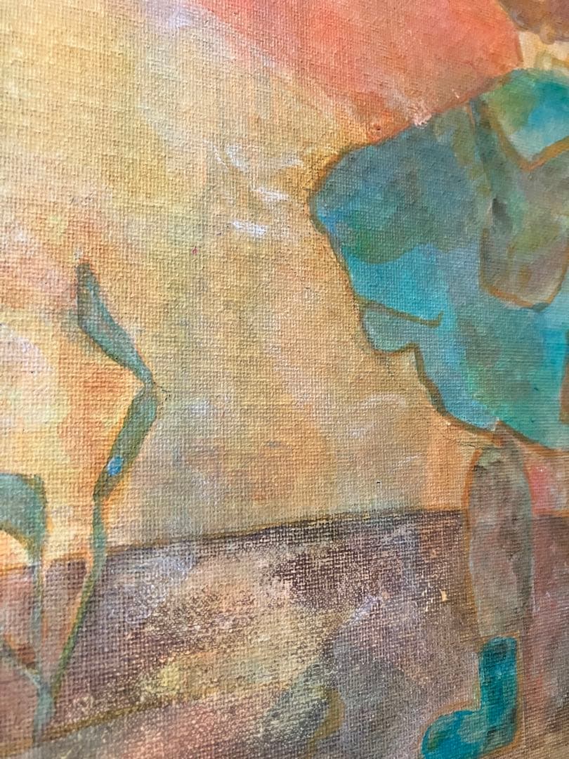 抽象画『なくなってもいい、つくれる。』