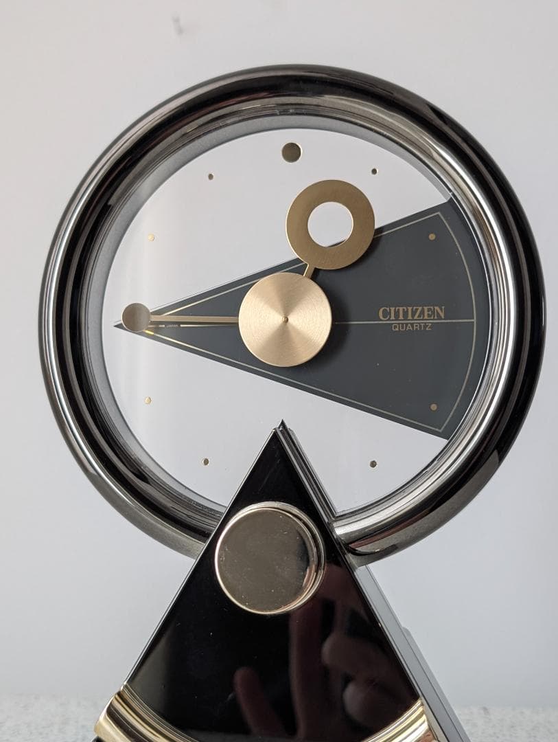 80s ビンテージ シチズン テーブルクロック 振り子 置き時計 スペース