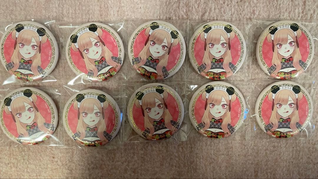 着せ恋飯店 ジュエリー缶バッジ 喜多川海夢その着せ替え人形は恋を