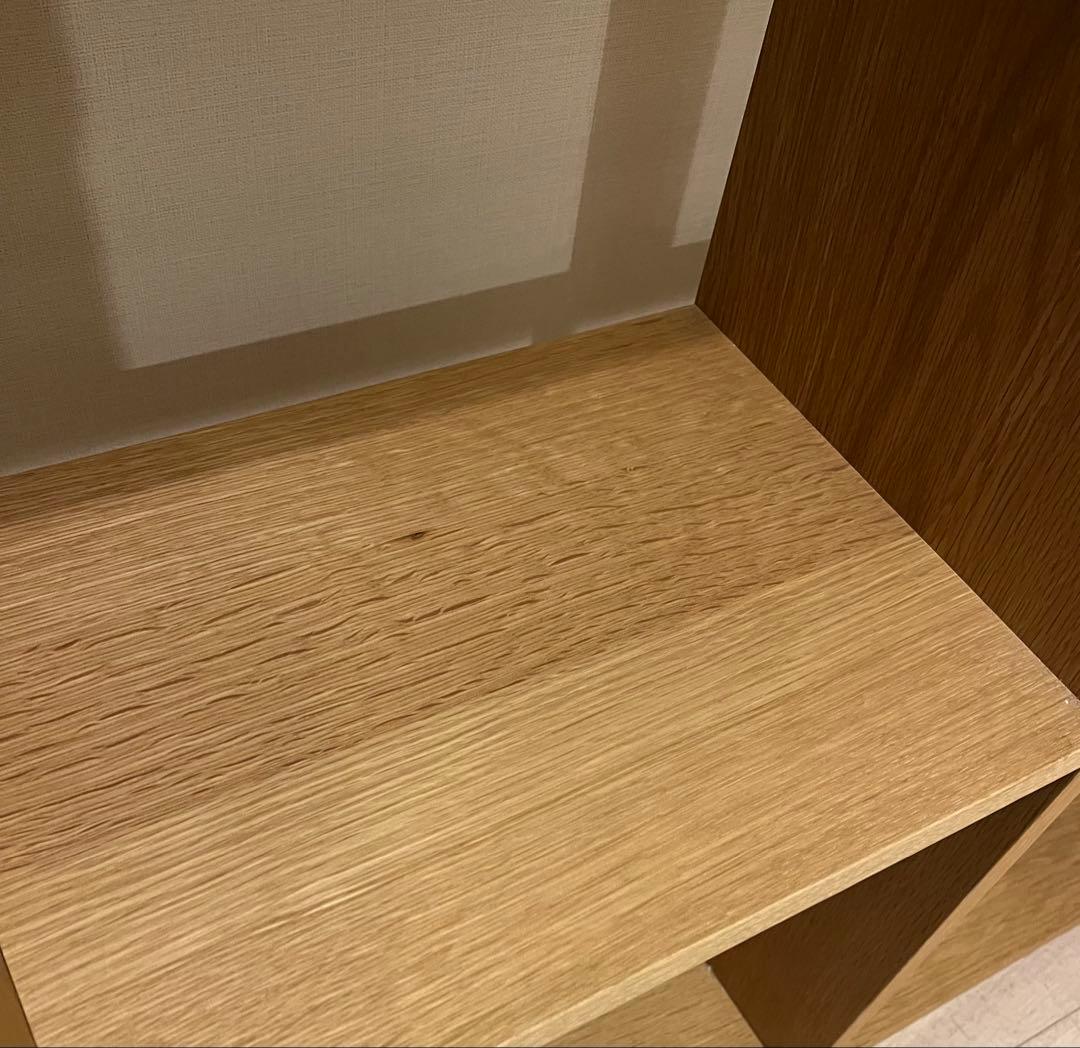 スタッキングシェルフ 3×4 オーク材　無印良品 直接お渡し限定