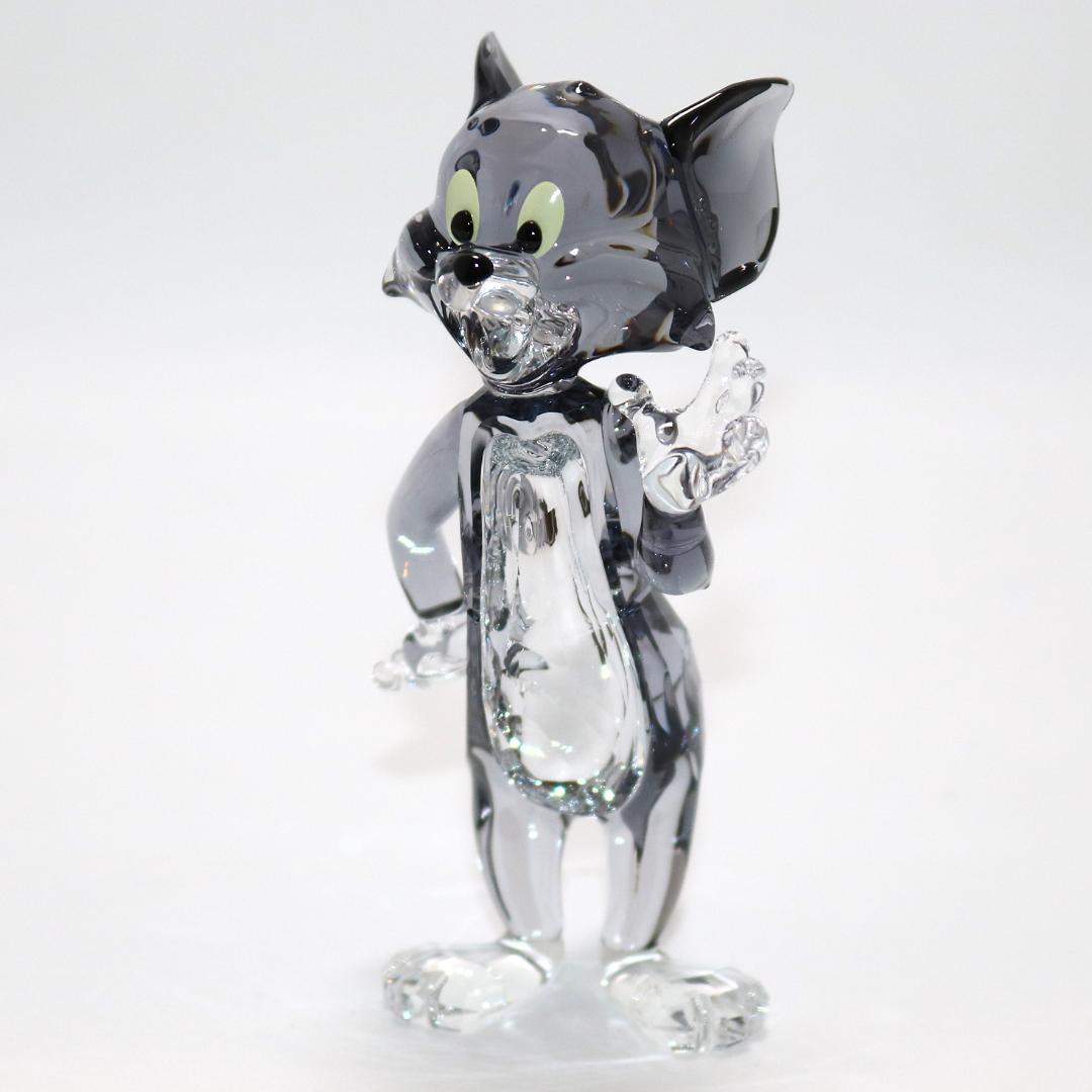 【極美品】スワロフスキー トム トムとジェリー 置物 トム&ジェリー