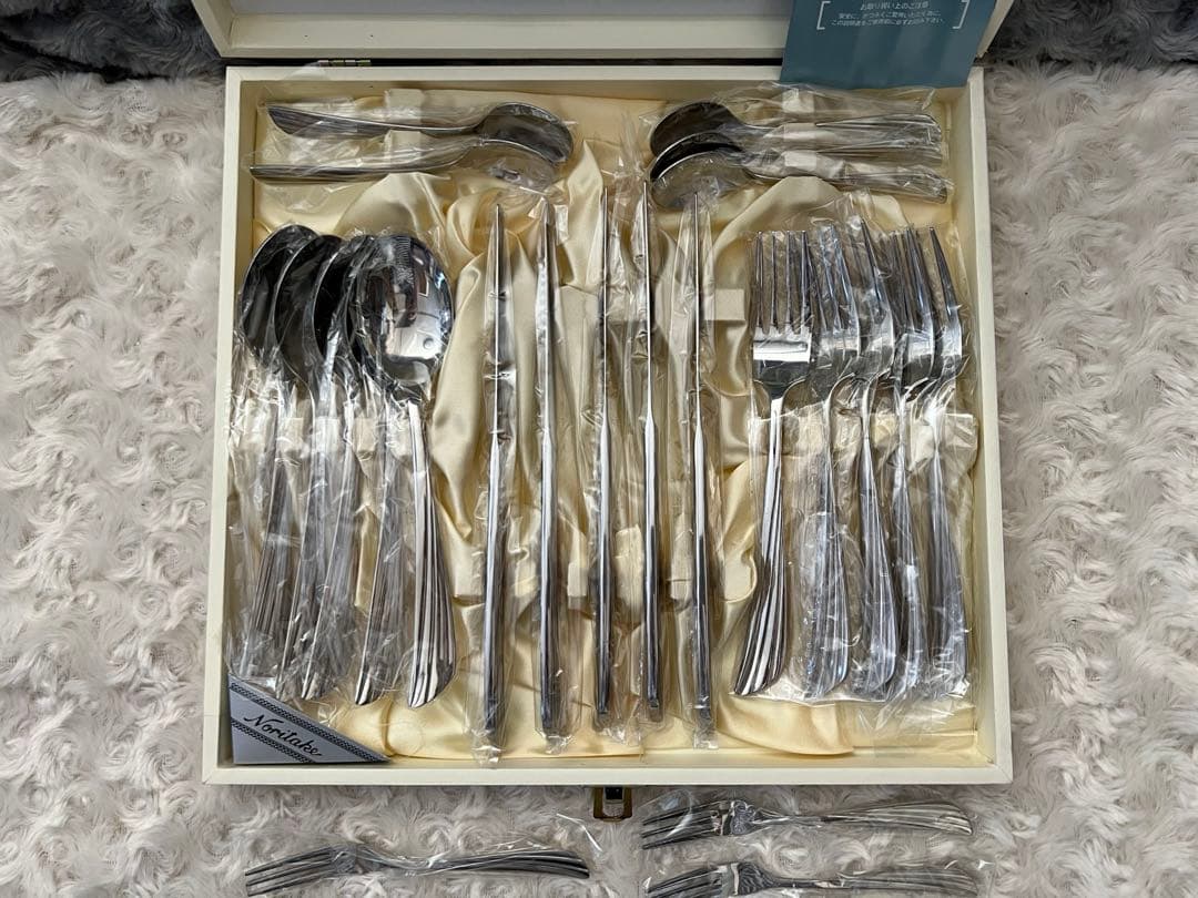 ノリタケ　カトラリーセット　マリンウイング　ディナーセット〈25本セット〉