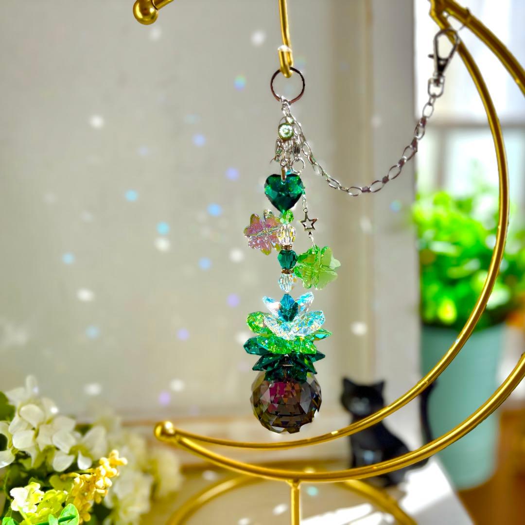 完売　専用ページ　SWAROVSKIサンキャッチャー ✩.*˚ ④シルバーナイト