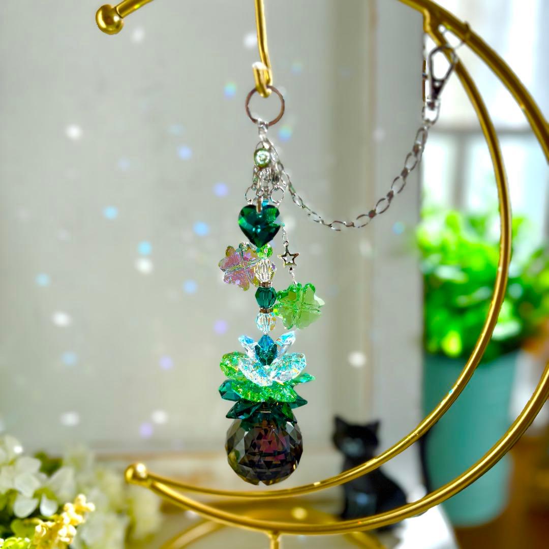 完売　専用ページ　SWAROVSKIサンキャッチャー ✩.*˚ ④シルバーナイト