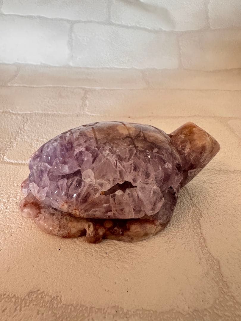 特価　アメジスト　ピンクアメジスト　フラワーアゲート タートル　虹　天然石