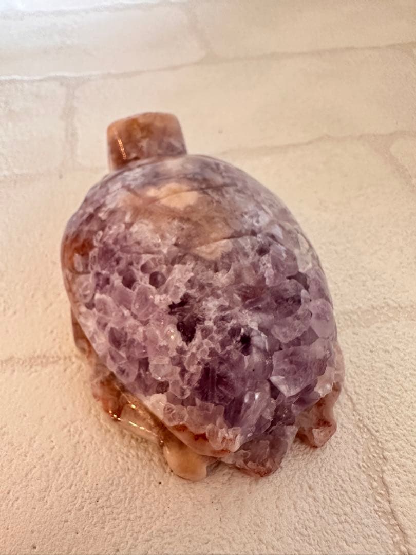 特価　アメジスト　ピンクアメジスト　フラワーアゲート タートル　虹　天然石