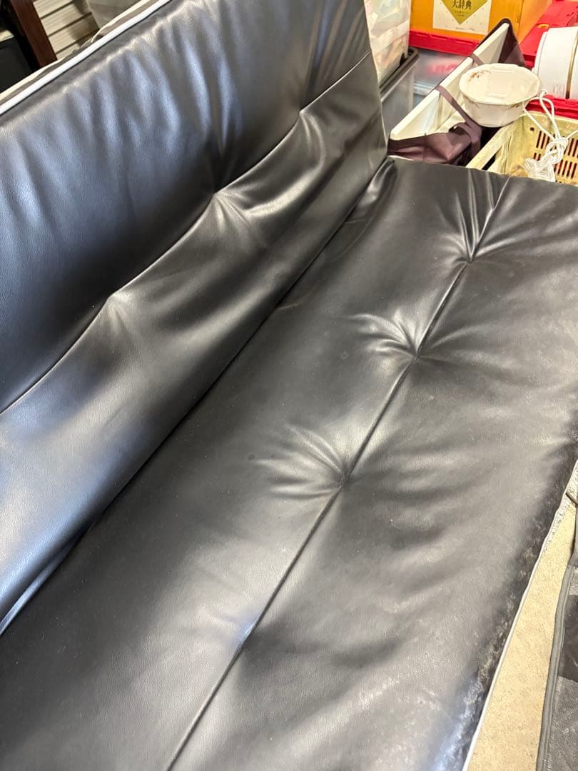 GY0128 合皮ソファーベッド　110×180×40