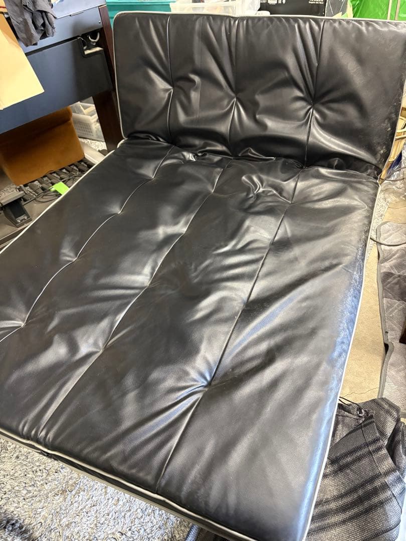 GY0128 合皮ソファーベッド　110×180×40