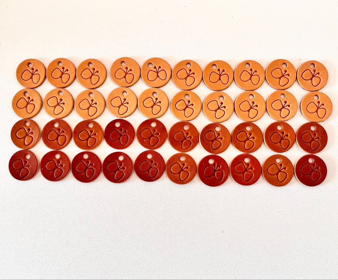 【 ☆ゆうくんママ☆画面です】 革タグ　素材