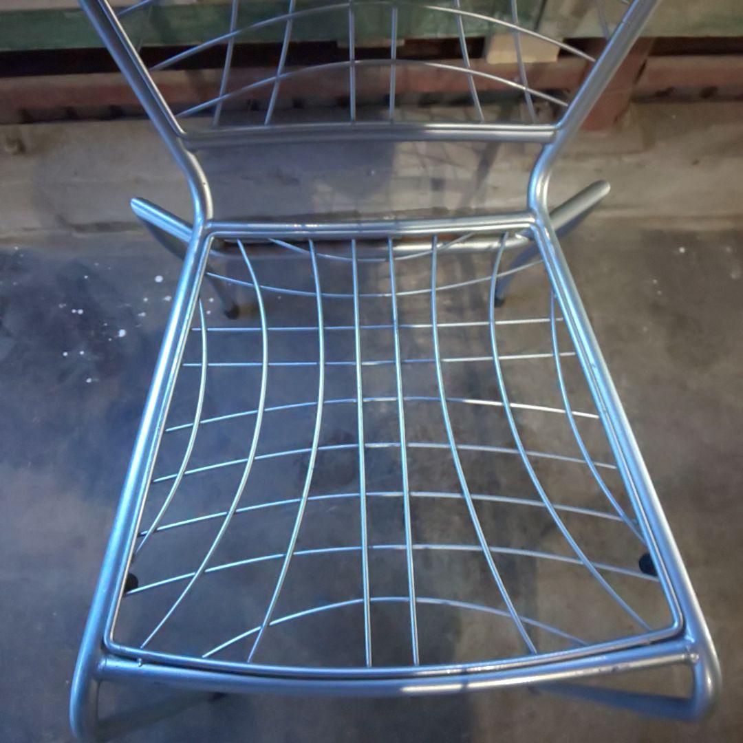 ワイヤーチェア デザイナーズ サイドチェア ガーデンチェア 2脚セット