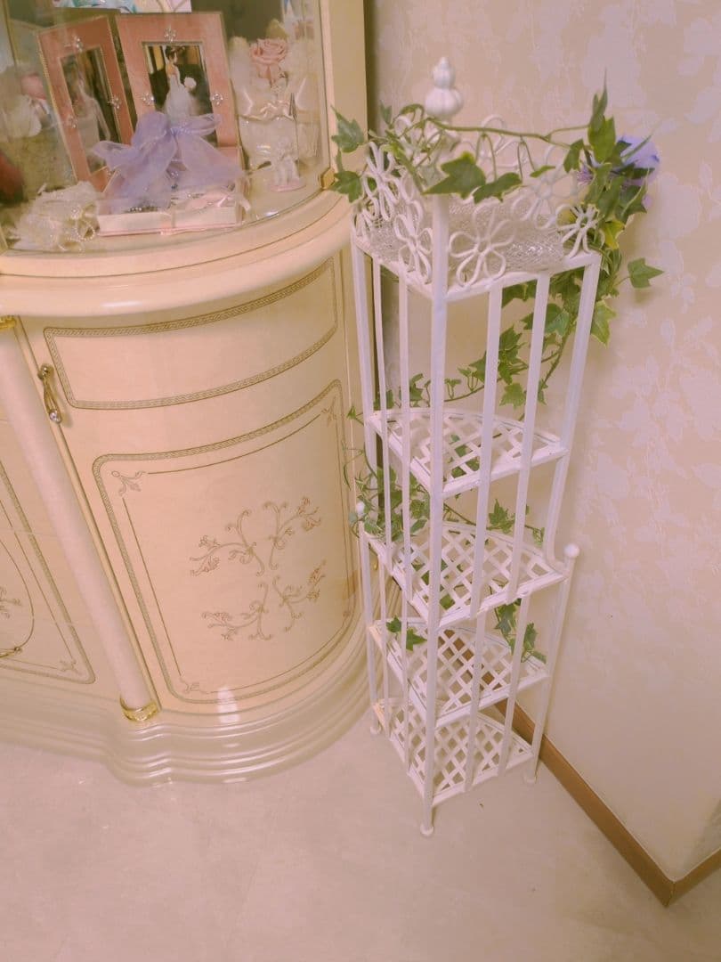 ロココ調棚フラワーシェルフ♡アイアン♡