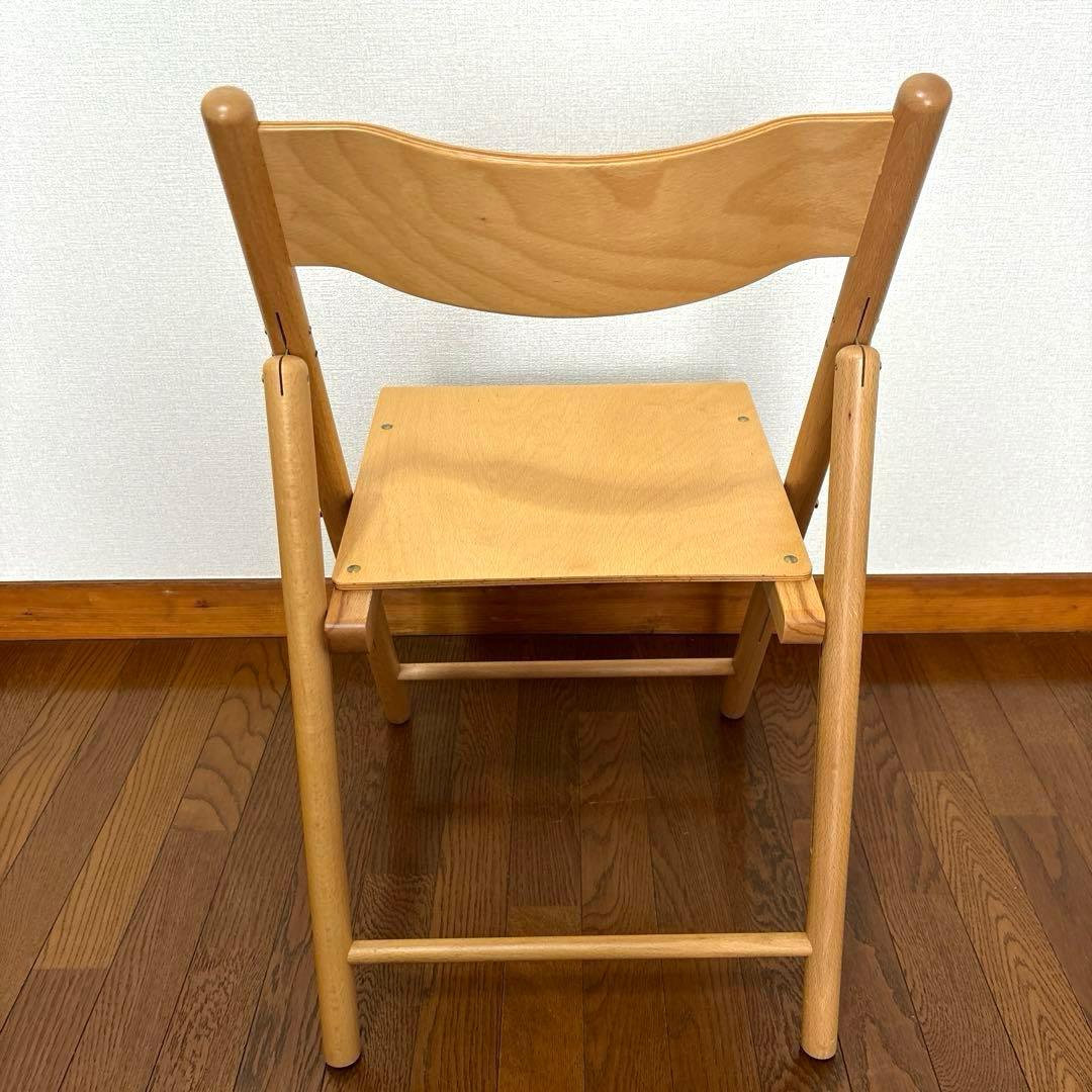 良品】無印良品 折りたたみ椅子 ブナ材 - メルカリ