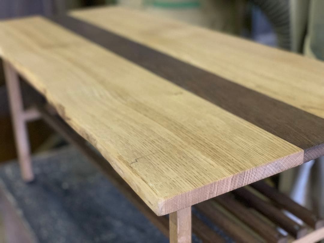 【98cm×47cm】ローテーブル　天板　塗装込 センターテーブル　栗材