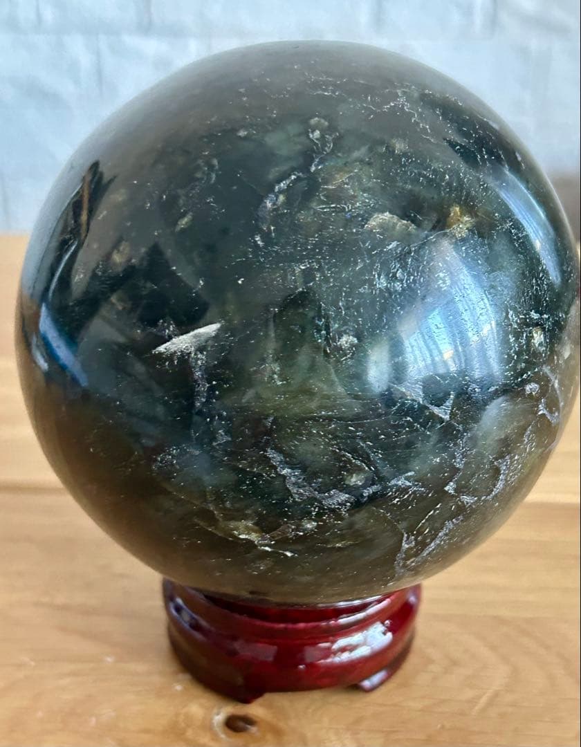 ラブラドライト 大玉 99.4mm スフィア 天然石 原石