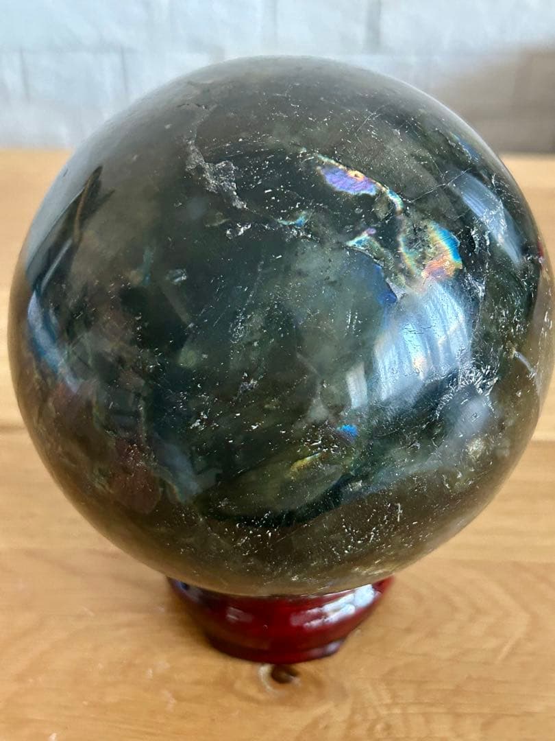 ラブラドライト 大玉 99.4mm スフィア 天然石 原石