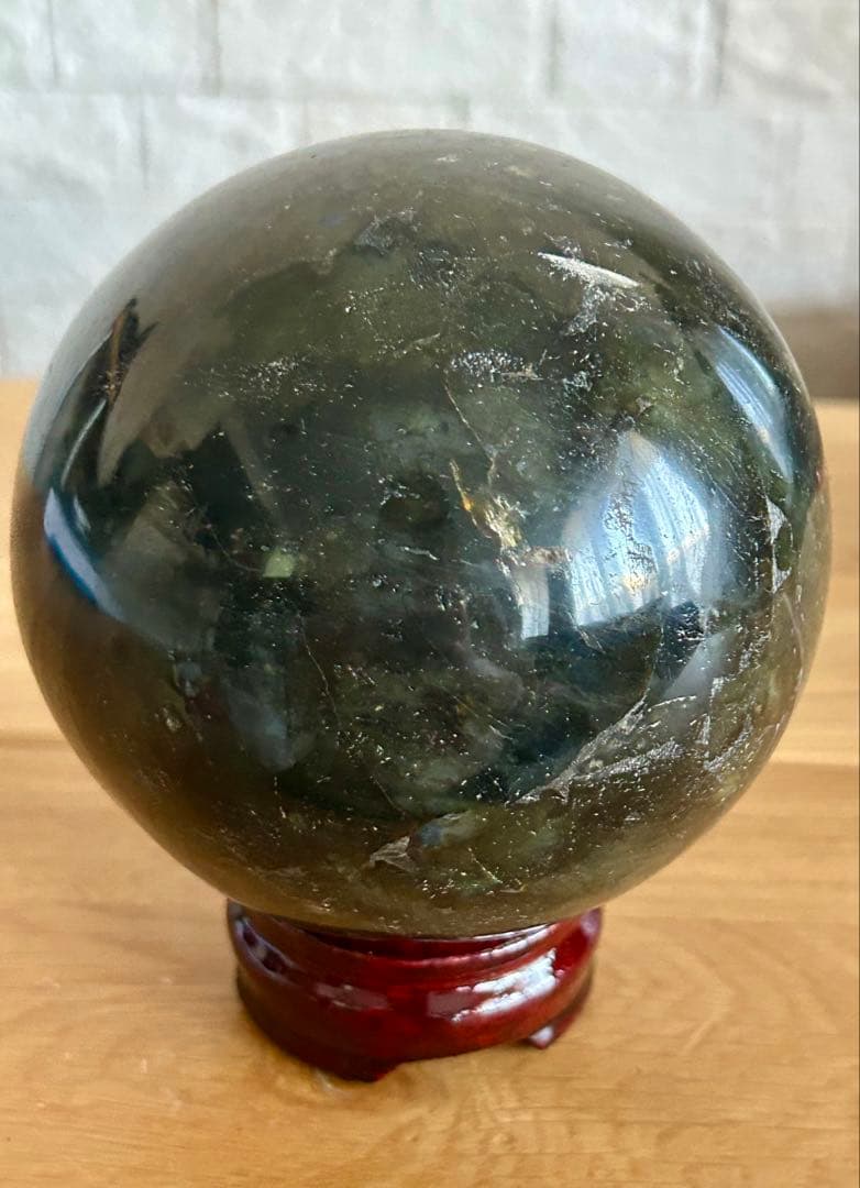 ラブラドライト 大玉 99.4mm スフィア 天然石 原石