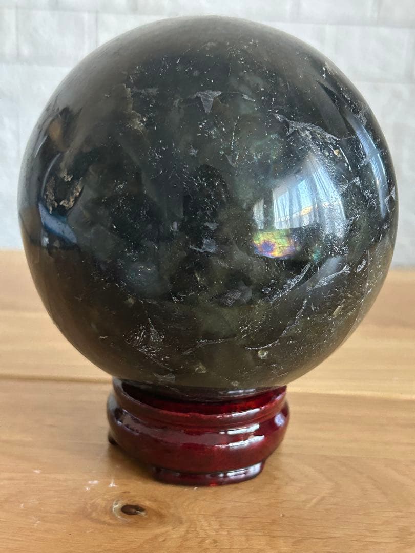 ラブラドライト 大玉 99.4mm スフィア 天然石 原石