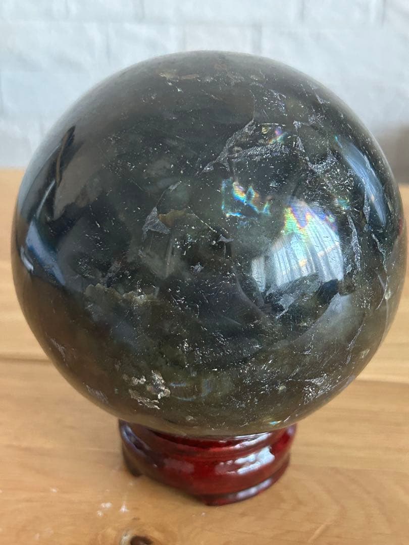 ラブラドライト 大玉 99.4mm スフィア 天然石 原石