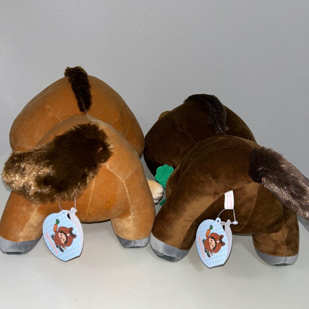 2点セット Monchhichi モンチッチ うまBIGぬいぐるみ - メルカリ